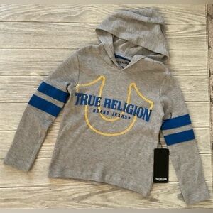 True Religion Kid’s Hoodie Long Sleeve Short